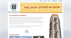 Desktop Screenshot of peacepoles.com